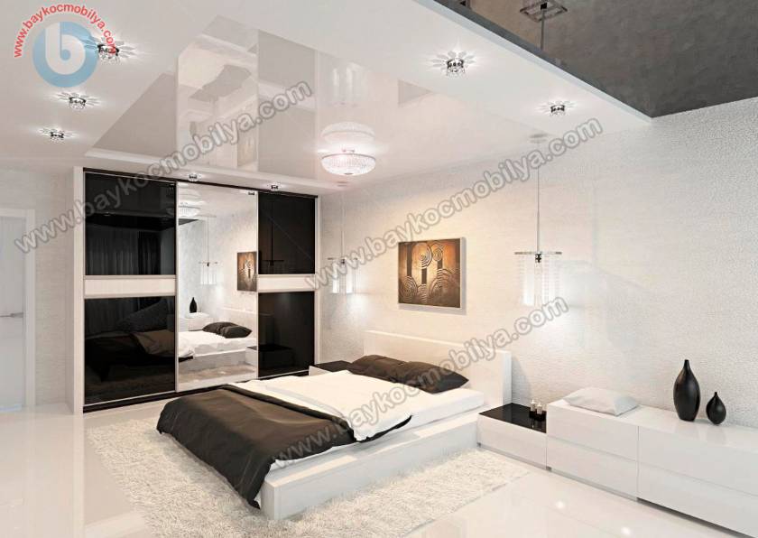 Beyaz Lake Modern Yatak Odası Takımı