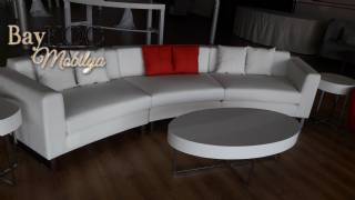 Özel Ölçü Oval Modern Köşe Koltuk